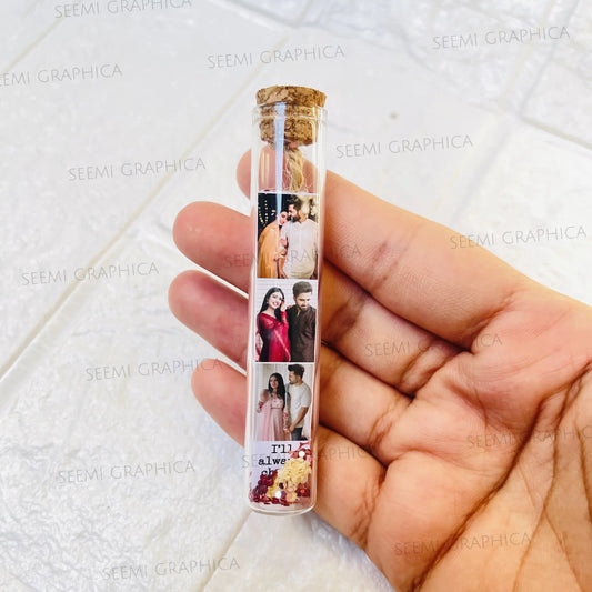Customized Polaroid Cork Small Bottle