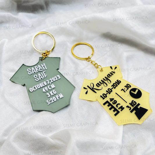 Baby Annoucement Keychain