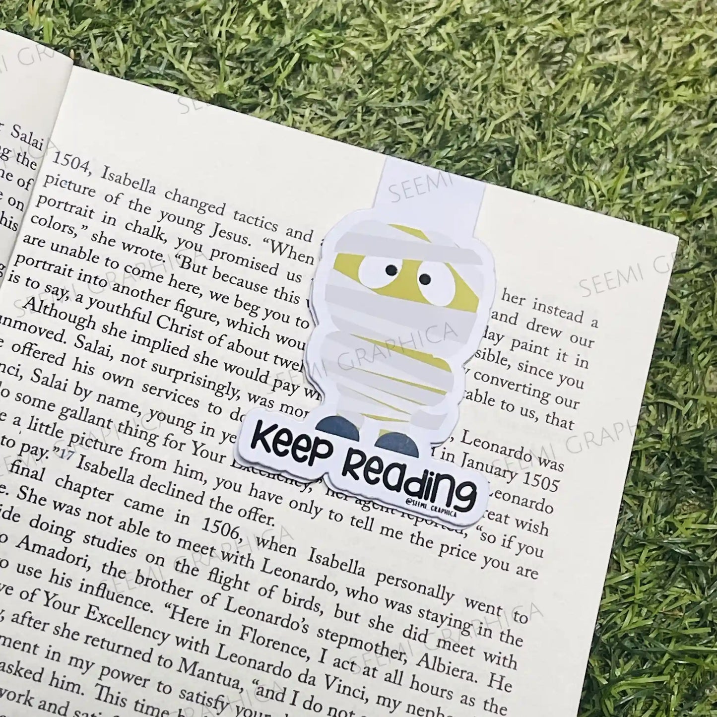 Keep Reading Magnetic Bookmark