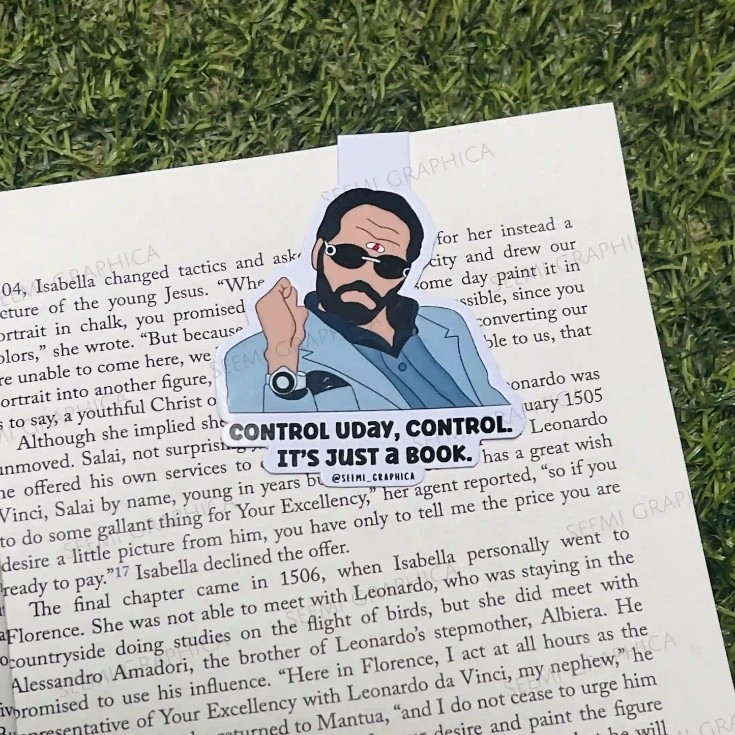 Control Uday Control Filmy Magnetic Bookmark