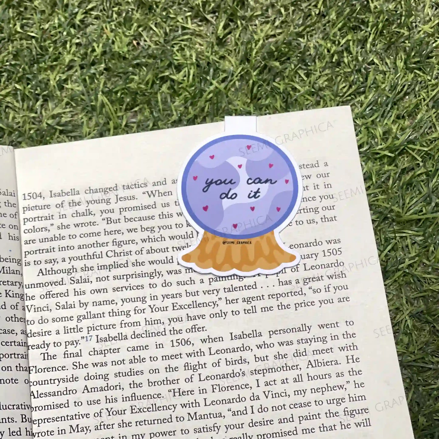 You Can Do It Magnetic Bookmark