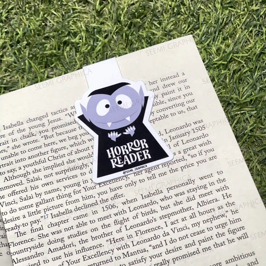Horror Reader Magnetic Bookmark
