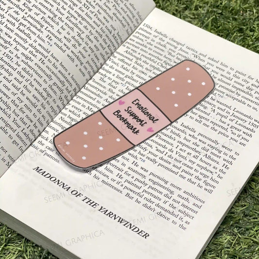 Emotional Support Long Bookmark