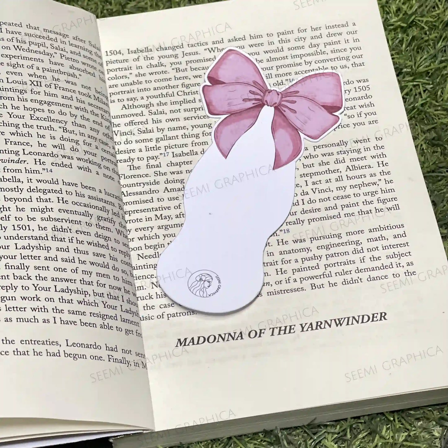 Coquette Bow Long Bookmark