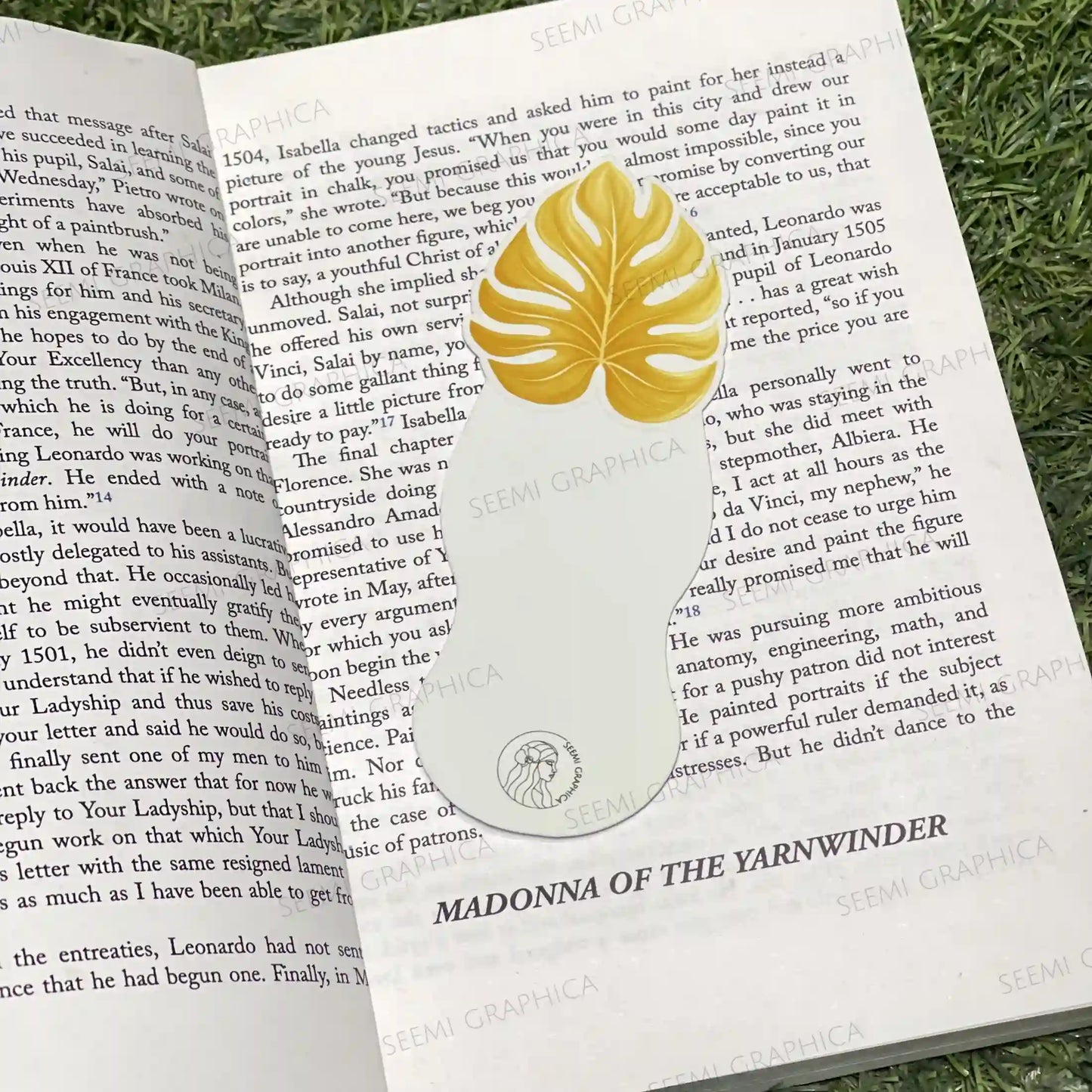 Tropical Leaf Long Bookmark