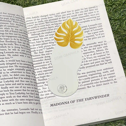 Tropical Leaf Long Bookmark