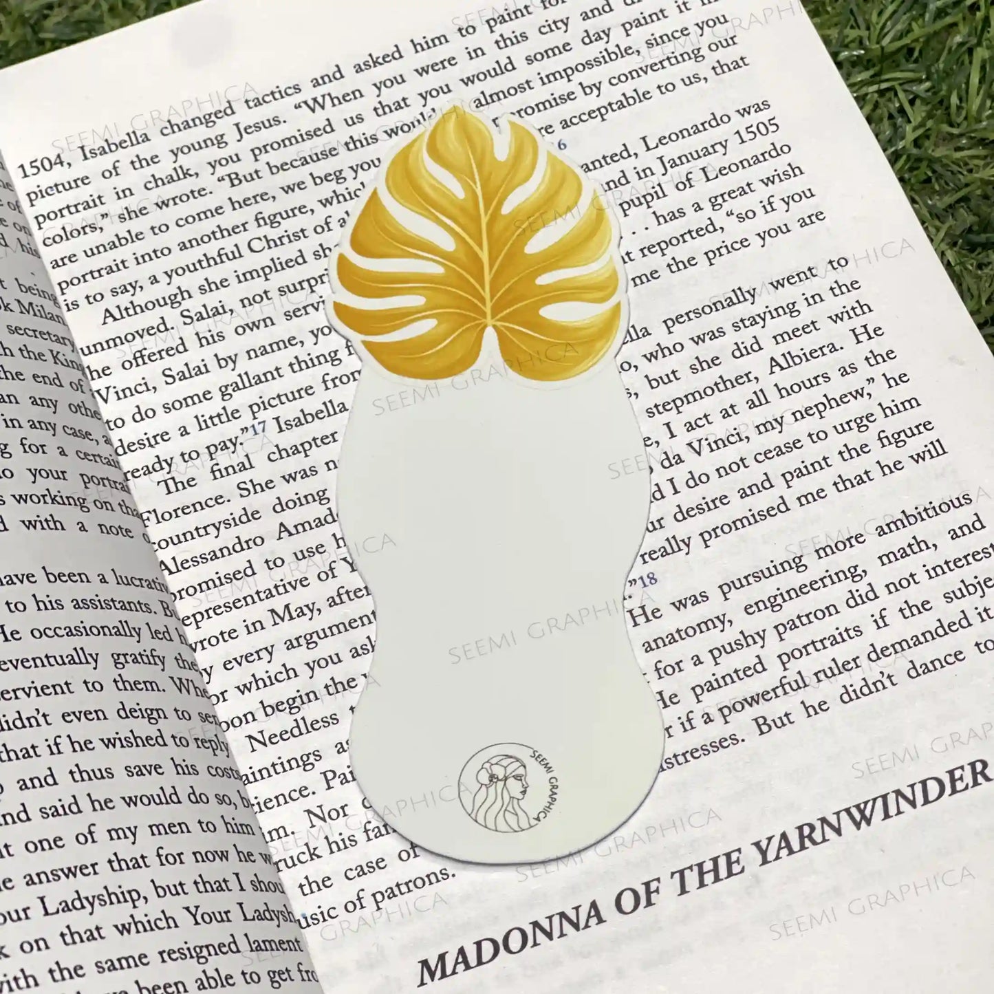 Tropical Leaf Long Bookmark