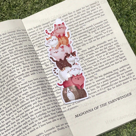 Cute Cat Lover Long Bookmark