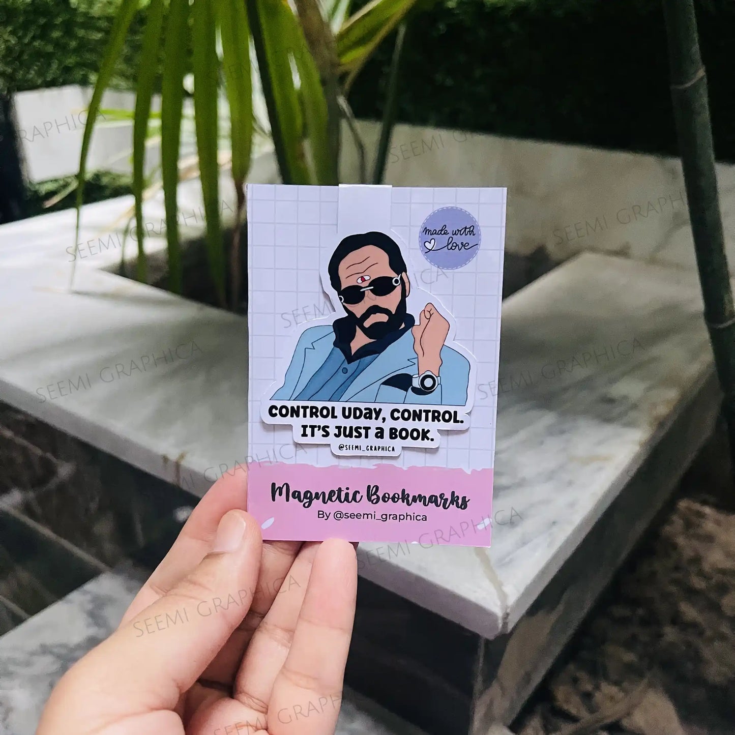 Control Uday Control Filmy Magnetic Bookmark