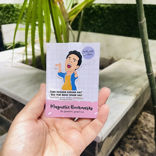 Tere Dhyaan Kidhr Hai Filmy Magnetic Bookmark