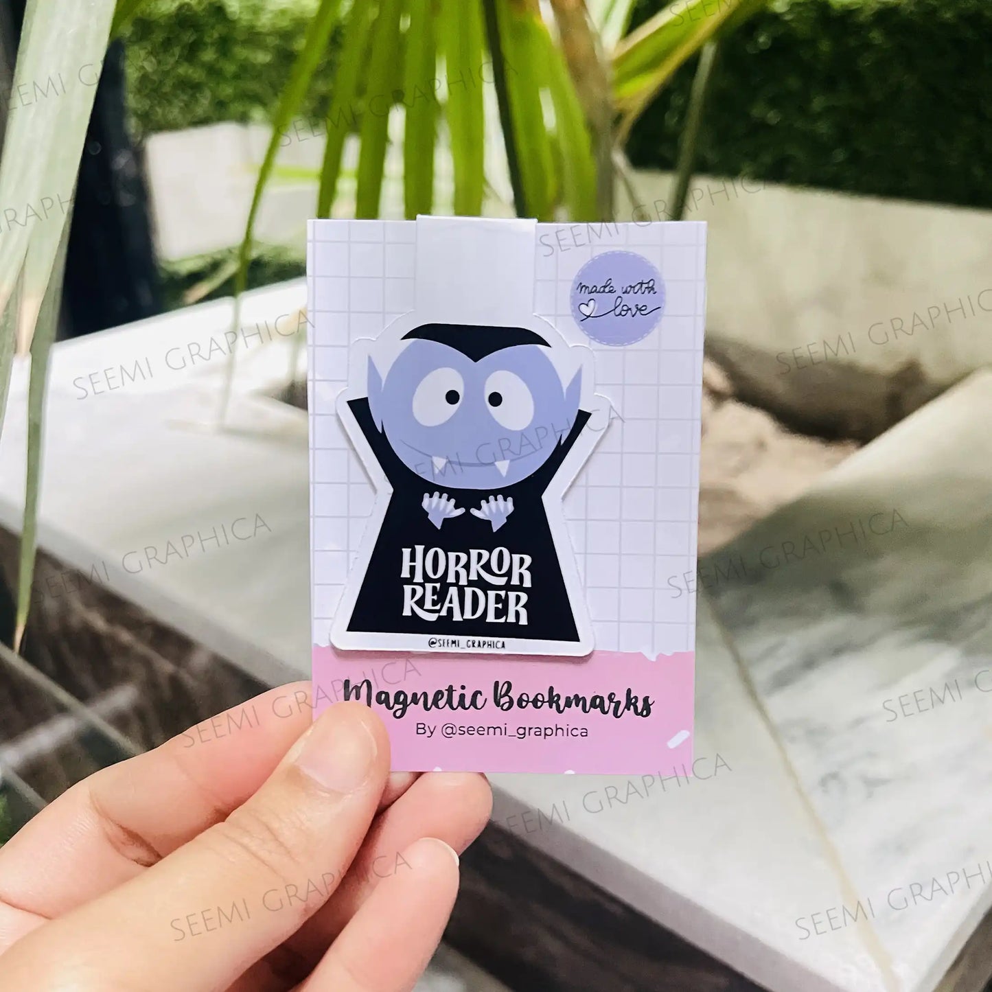 Horror Reader Magnetic Bookmark