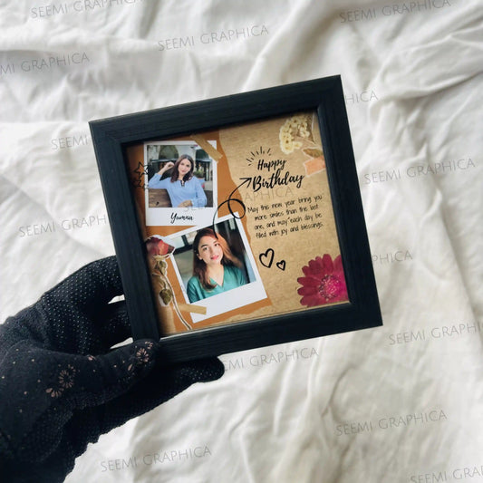 Mini Pookie – Birthday Duo Photo Frame