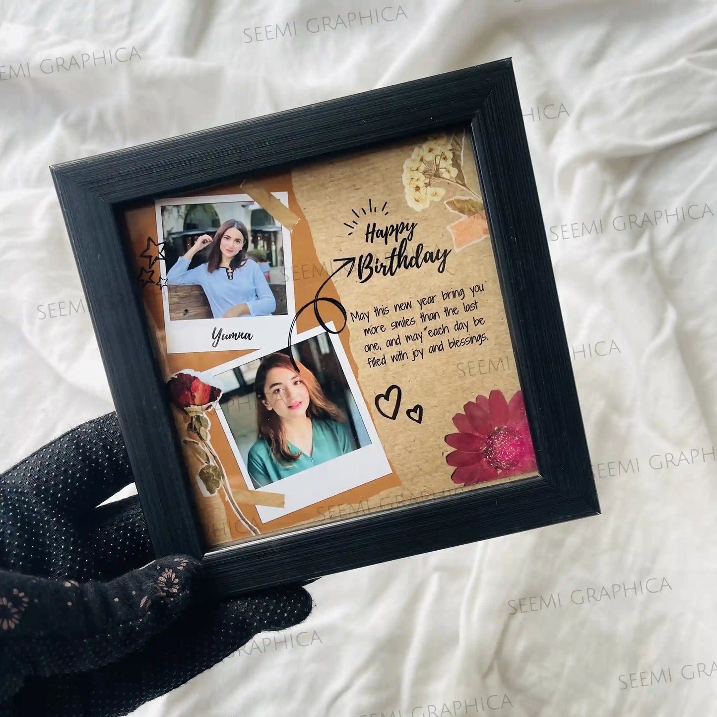 Mini Pookie – Birthday Duo Photo Frame