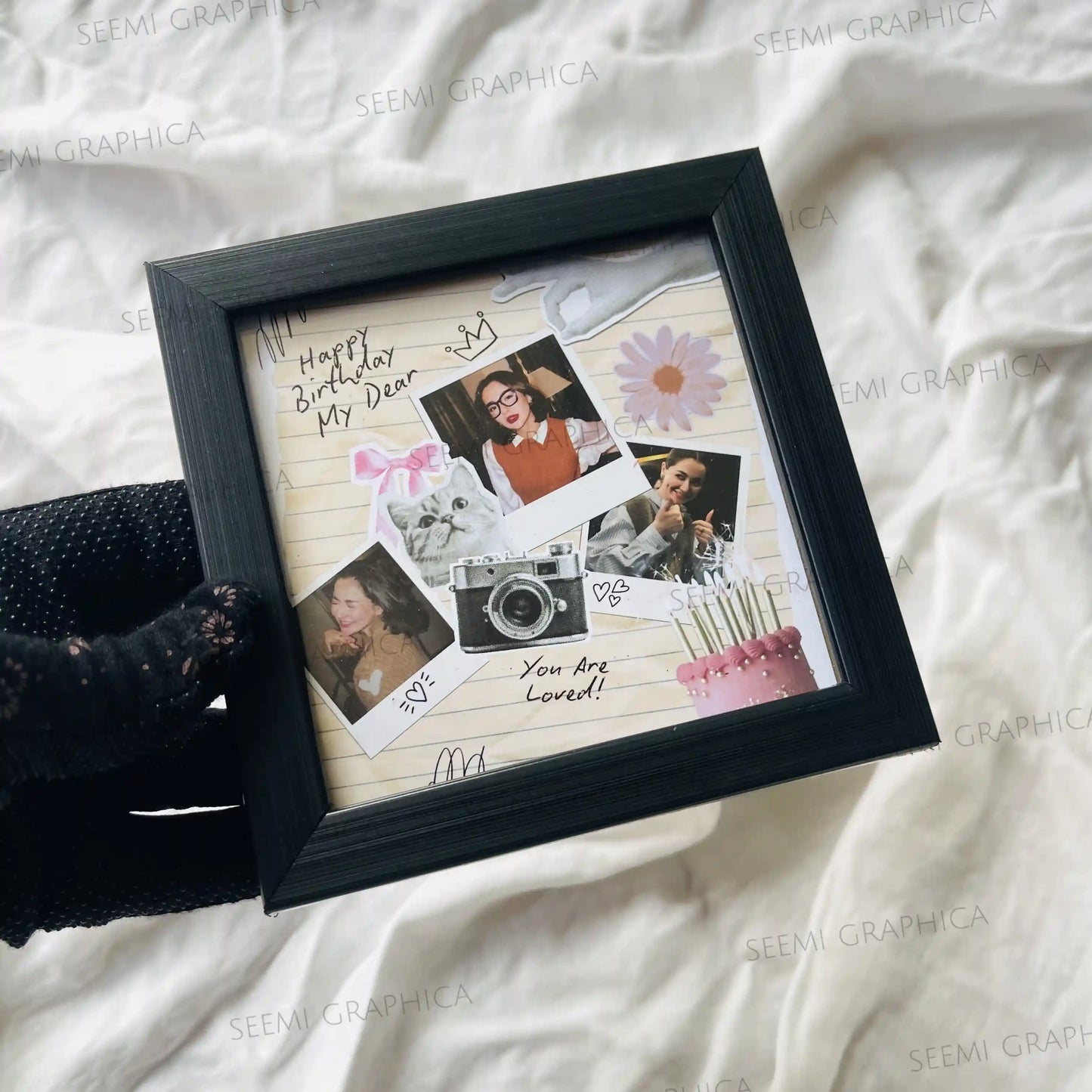 Mini Pookie – Retro Aesthetic Collage Frame
