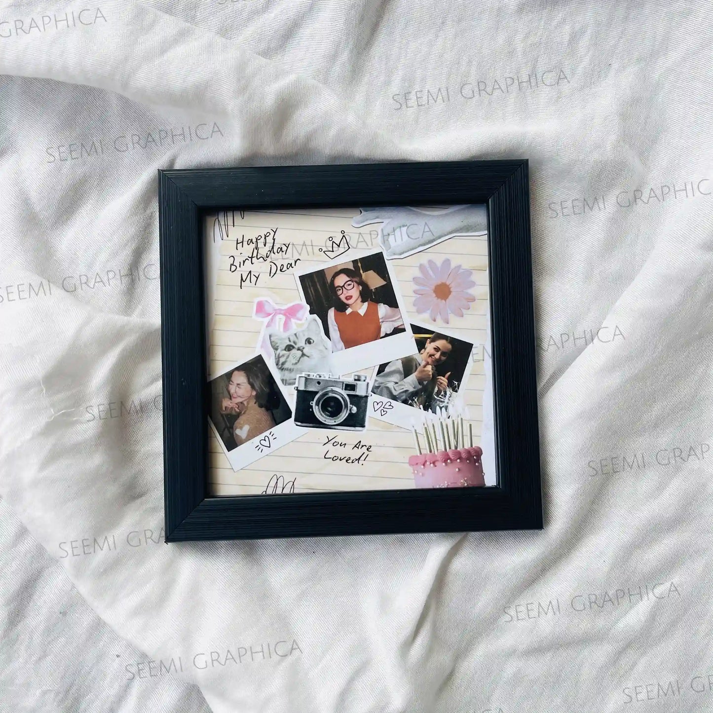 Mini Pookie – Retro Aesthetic Collage Frame