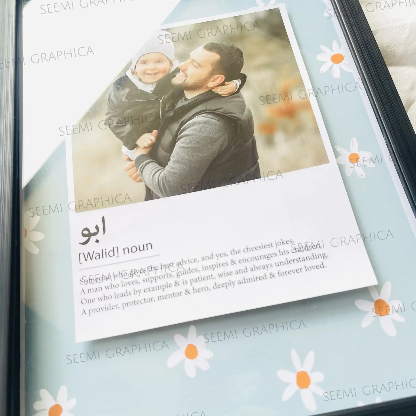 Personalized 3D Polaroid Photo Frame for Mother/Ami