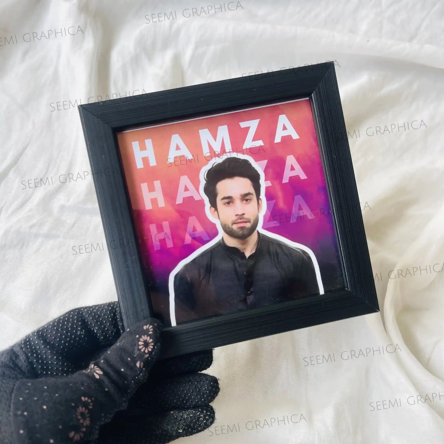 Mini Pookie Men’s Custom Photo Name Frame