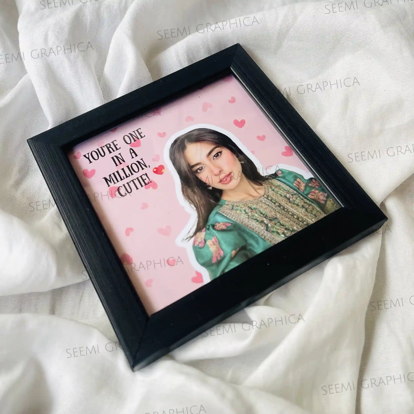 Mini Pookie Cutie Frame – Custom Photo & Love Quote