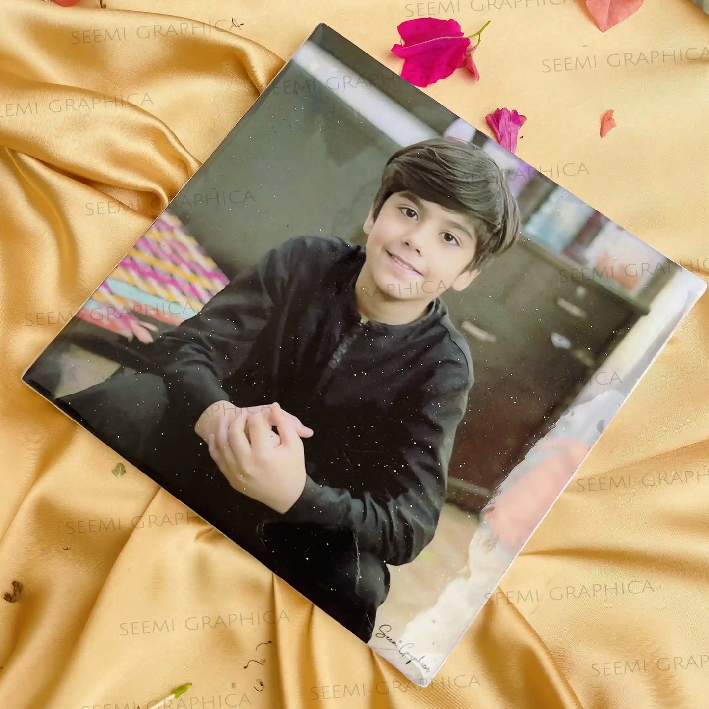 Custom Large Size Photo Resin Sheen Glossy Art