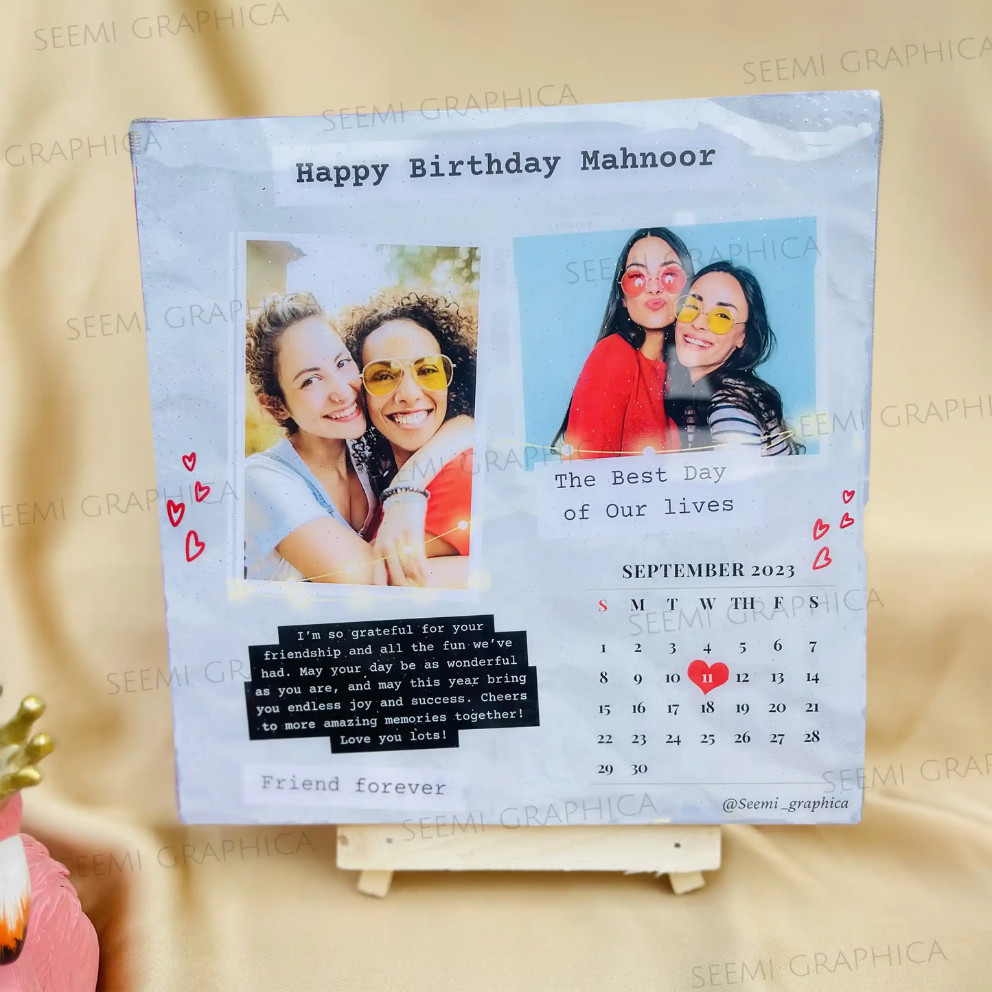 Birthday Resin Sheen Photo