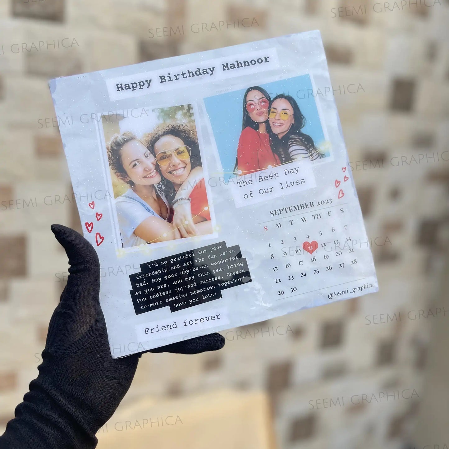 Birthday Resin Sheen Photo