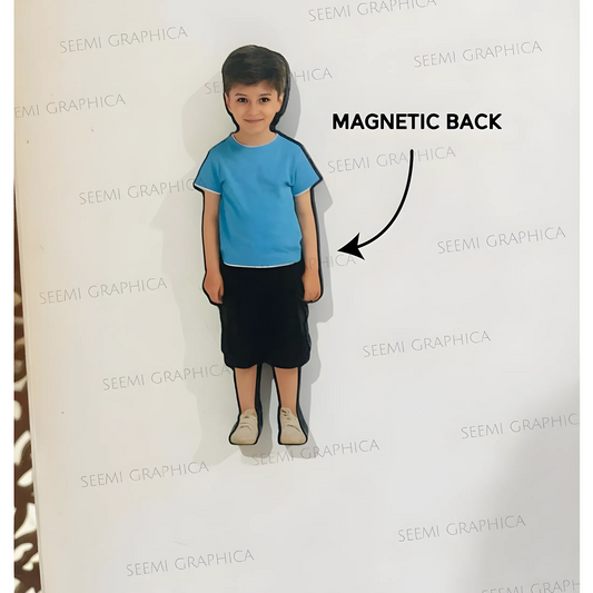 3D Muse Avatar Wooden With Magnetic Back