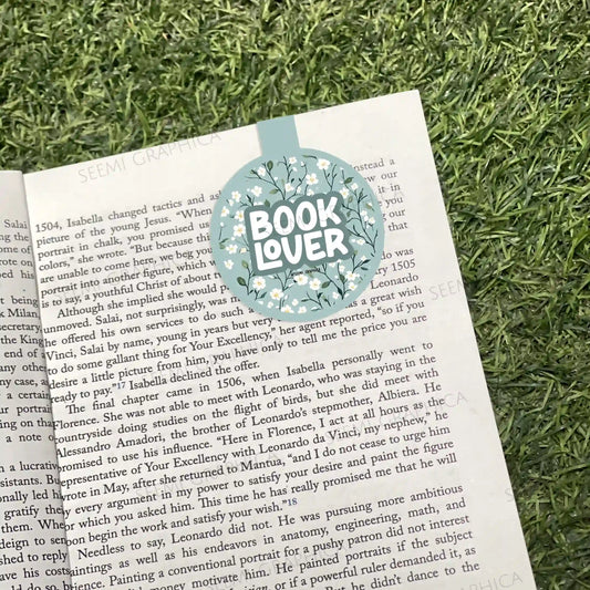 Book Lover Magnetic Bookmark