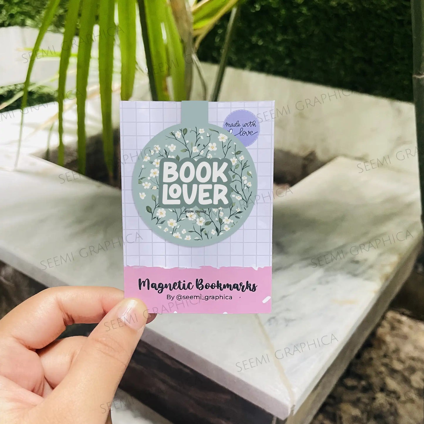 Book Lover Magnetic Bookmark