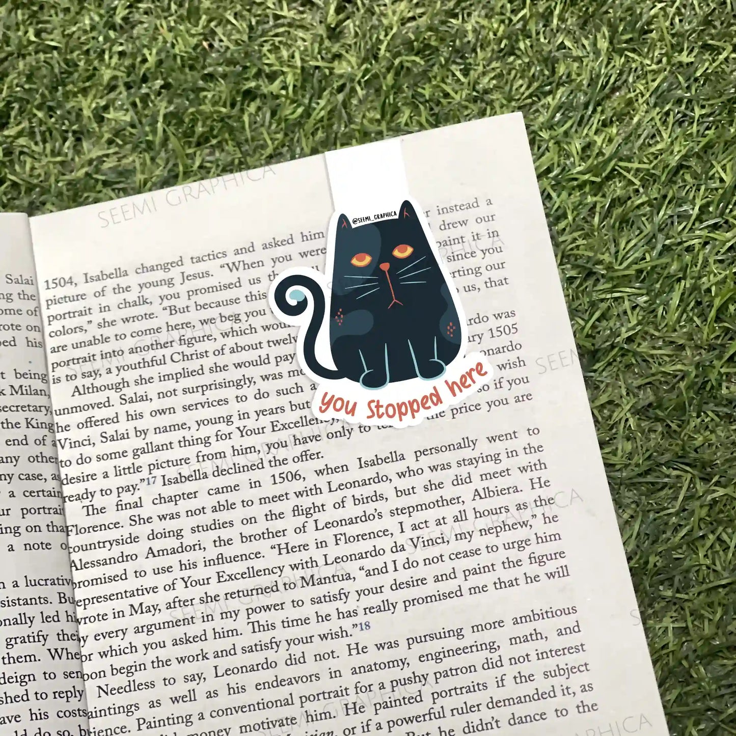 You Stopped Here Magnetic Bookmark