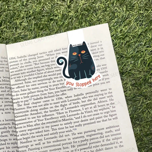 You Stopped Here Magnetic Bookmark