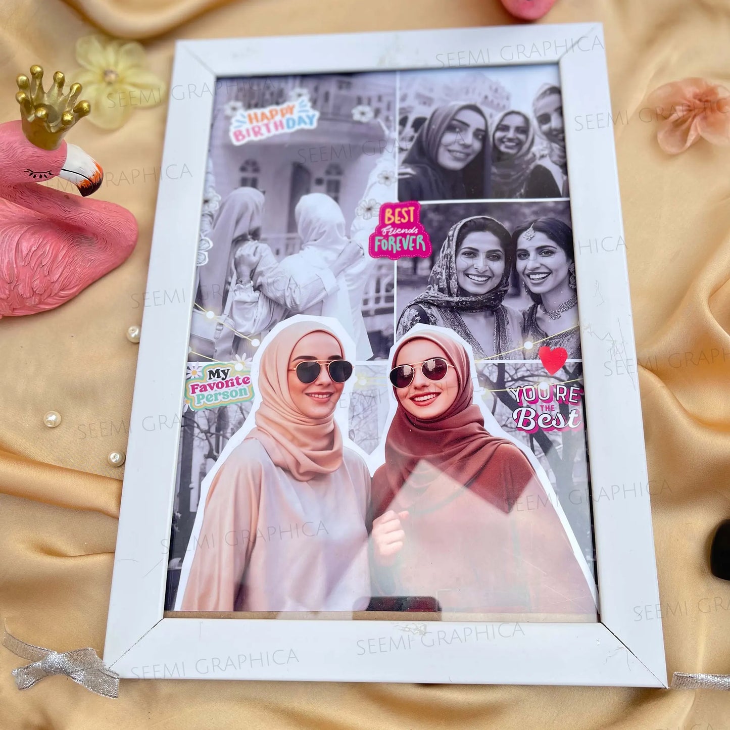 Friendship Collage Aesthetic Frame