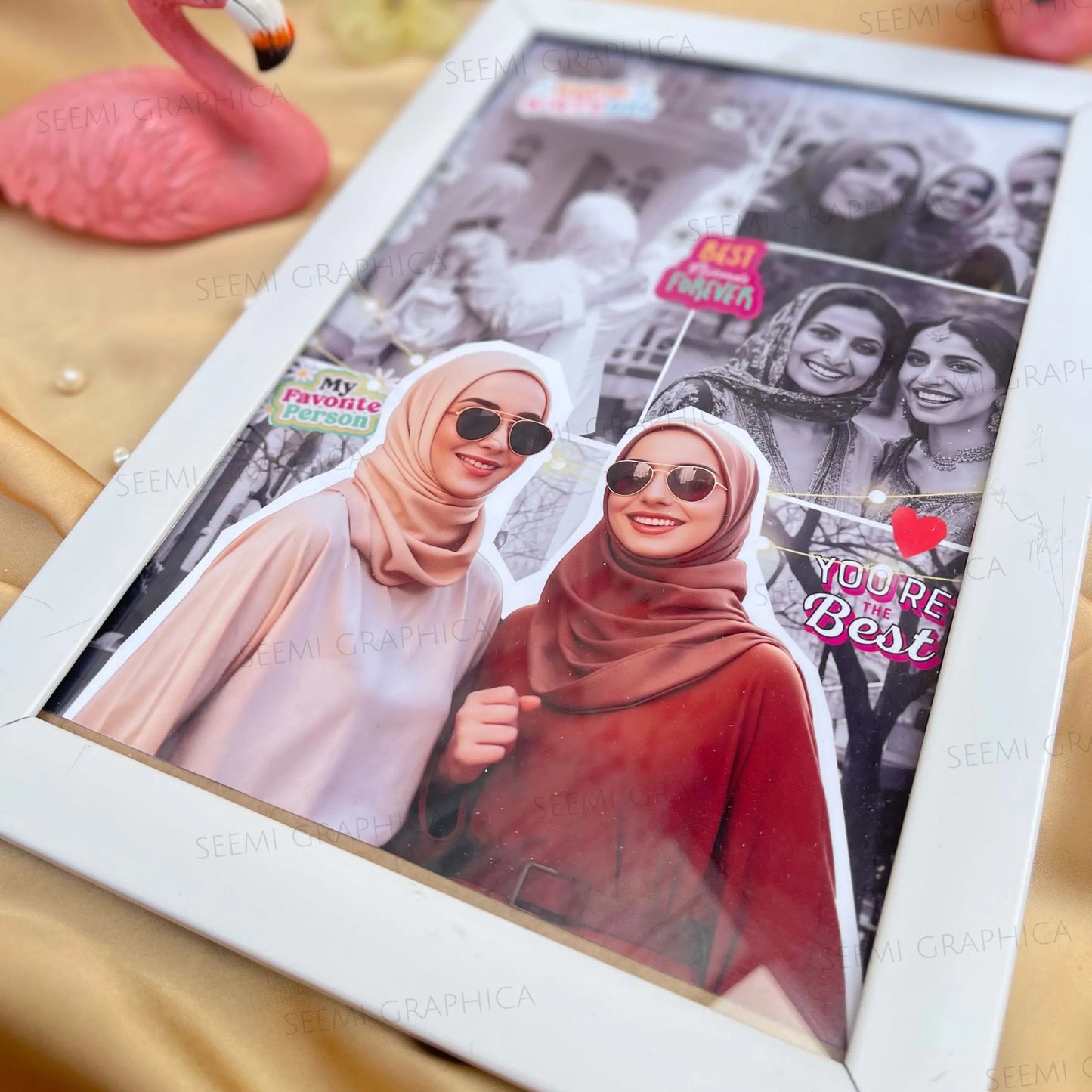 Friendship Collage Aesthetic Frame