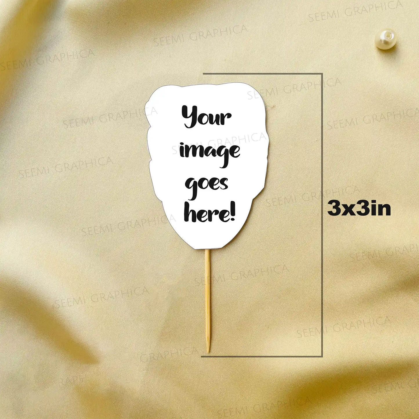 Personalized Face Cake Toppers