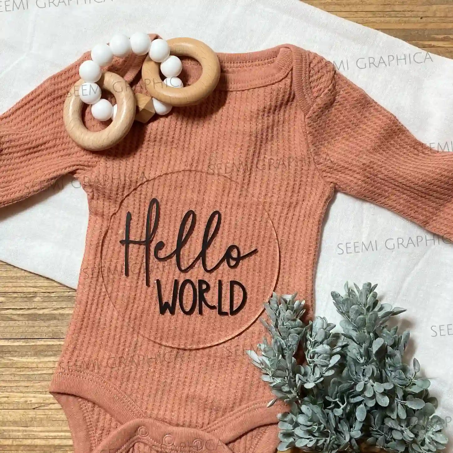 Acrylic Hello World Sign