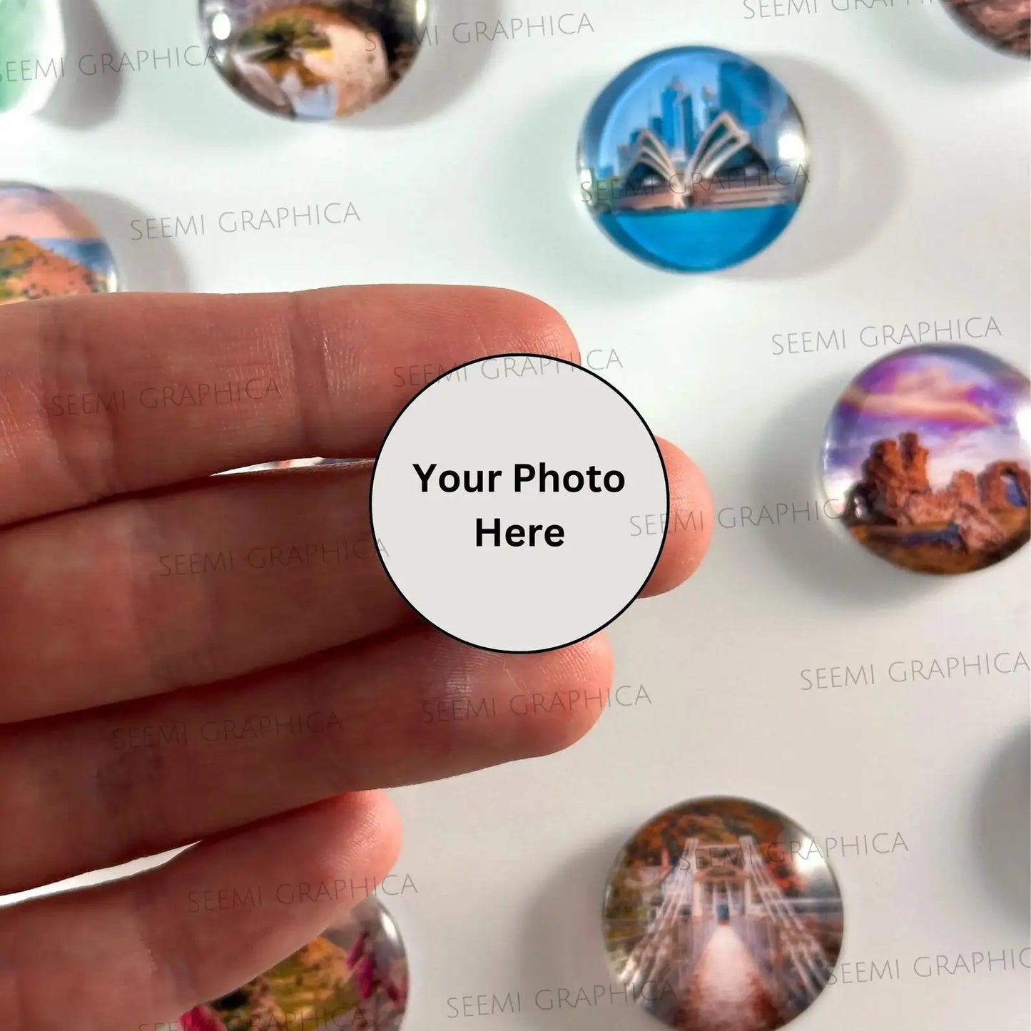 Handmade Glass Magnet