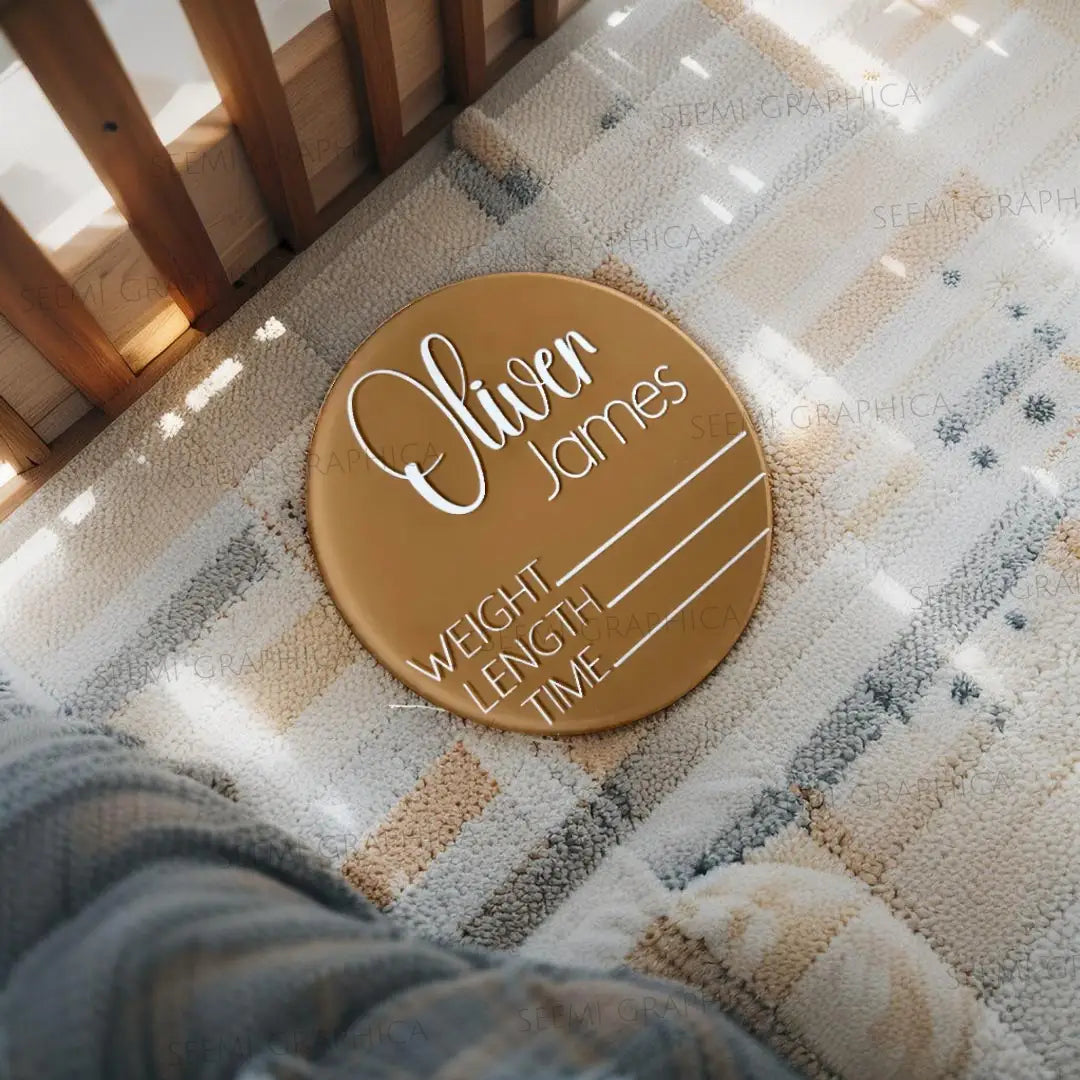 Baby  Birth Announcement Sign-Reusable