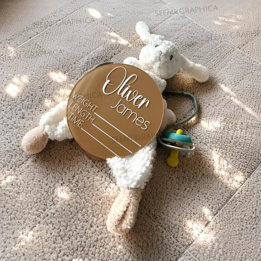 Baby  Birth Announcement Sign-Reusable