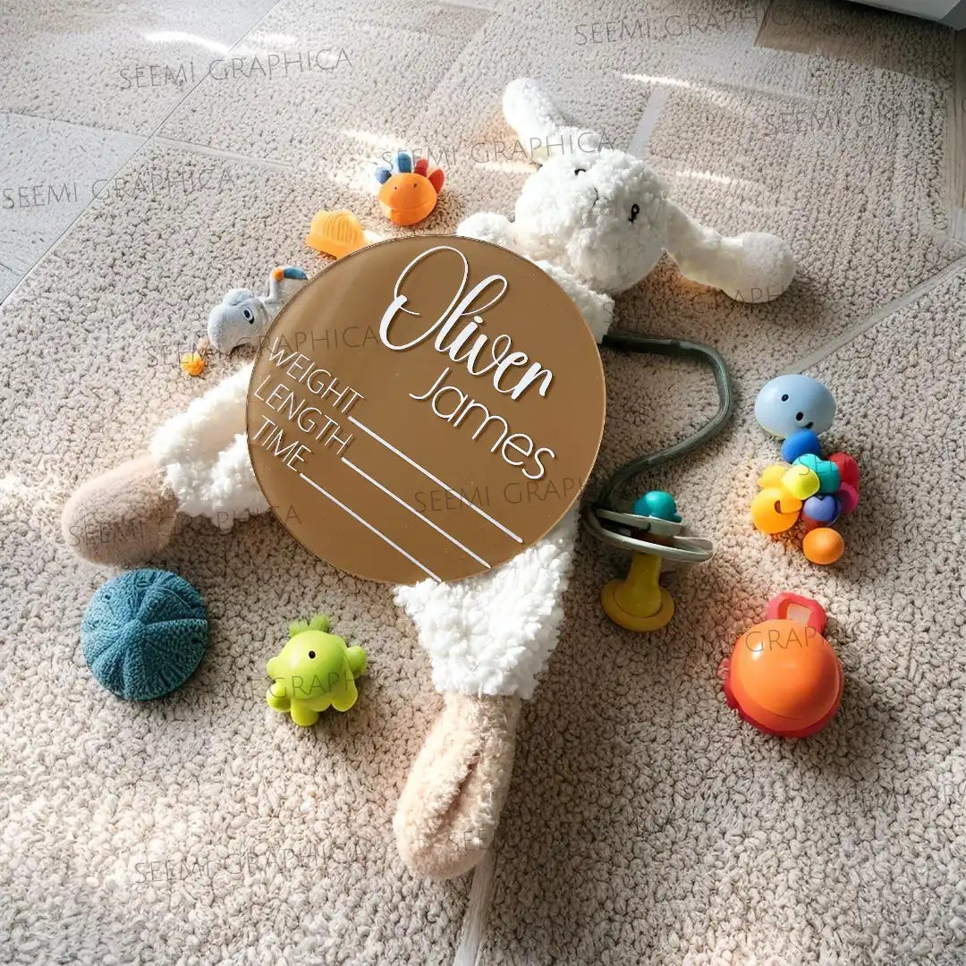 Baby  Birth Announcement Sign-Reusable