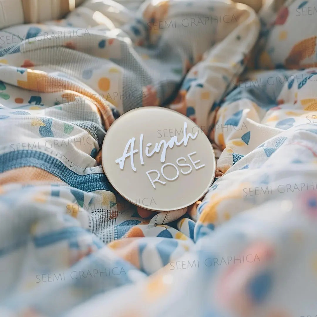 Acrylic Baby Name Sign