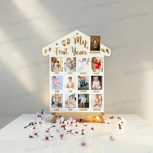 Baby's First Year Acrylic Memory Board