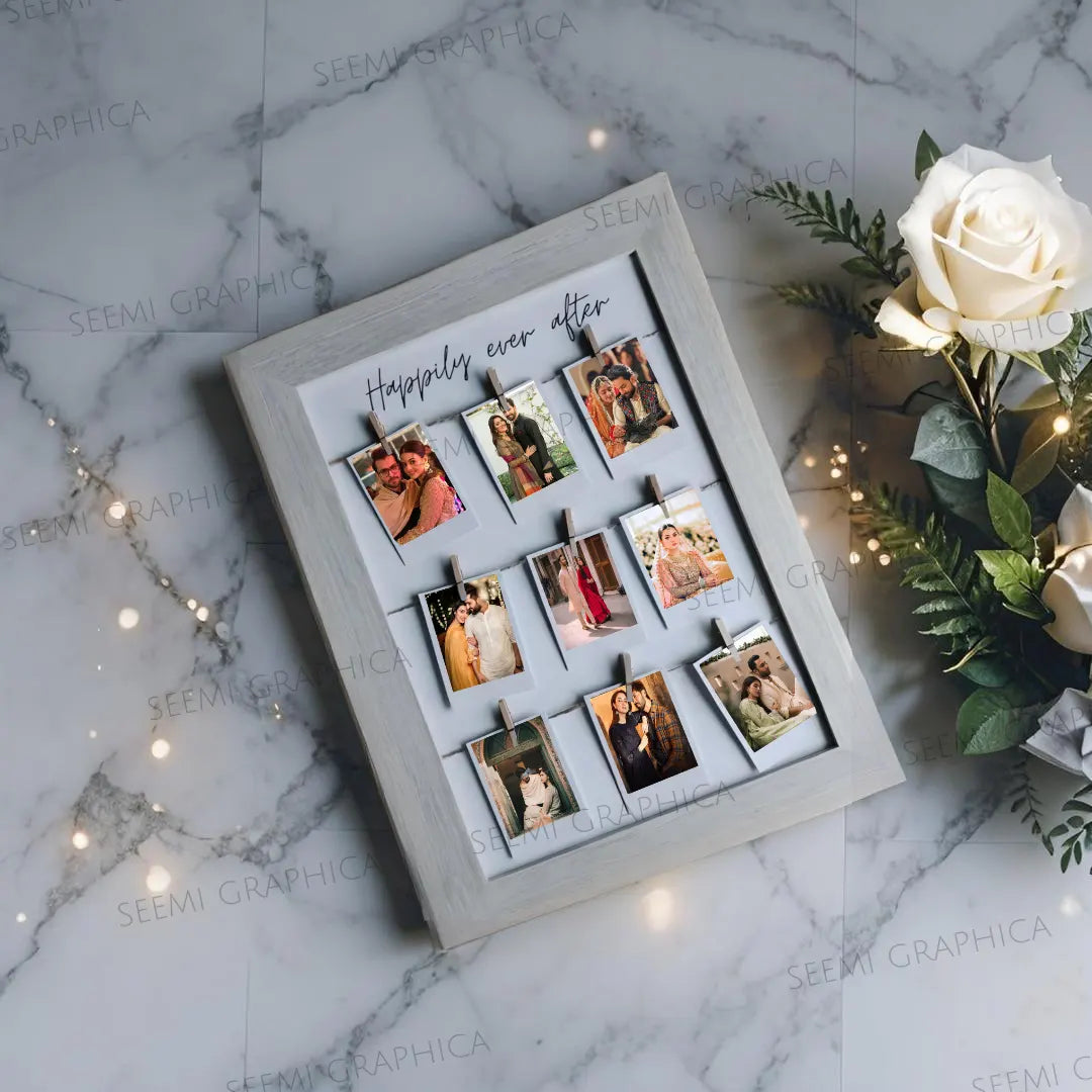 Custom 3D Polaroid-Style Photo Frame