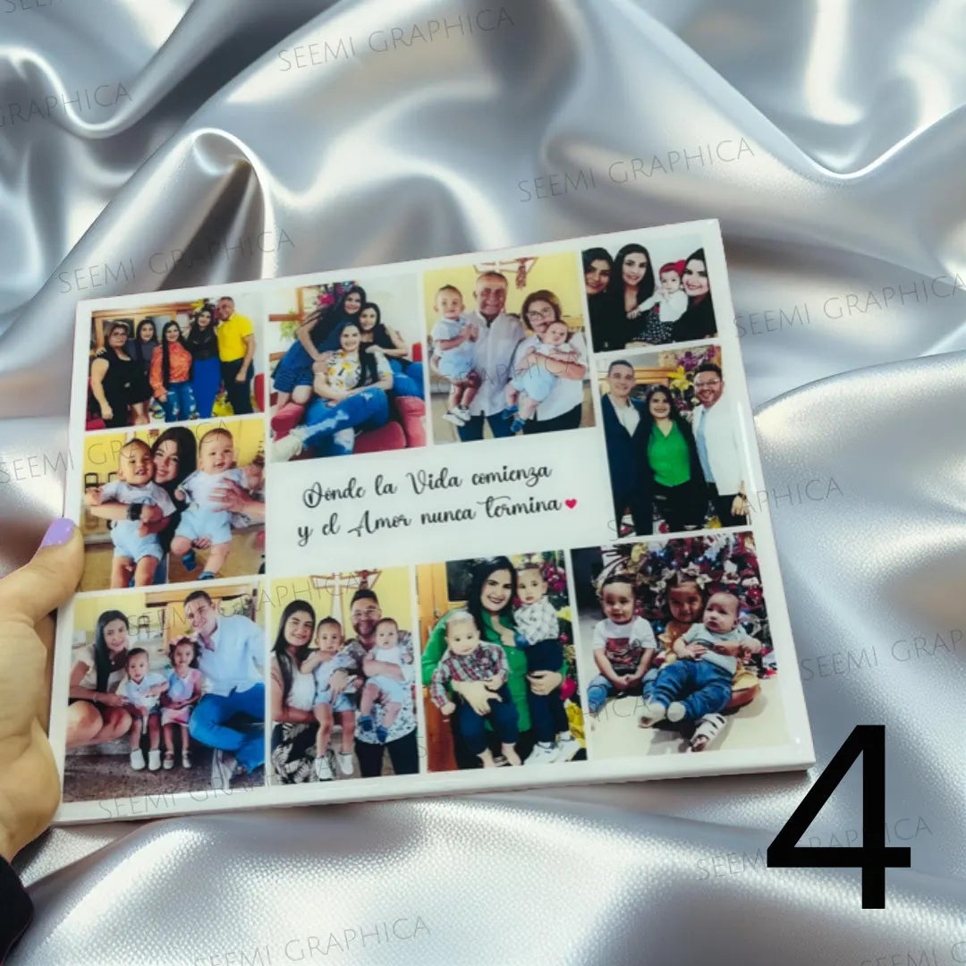 Collage Photo Resin Sheen Photo