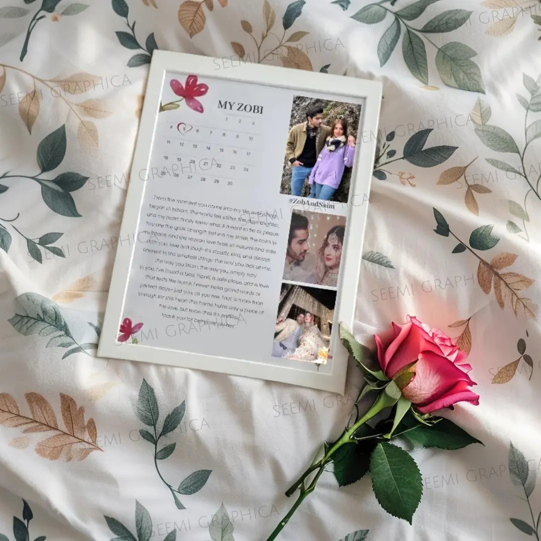 Personalized Photo Message Love Frame