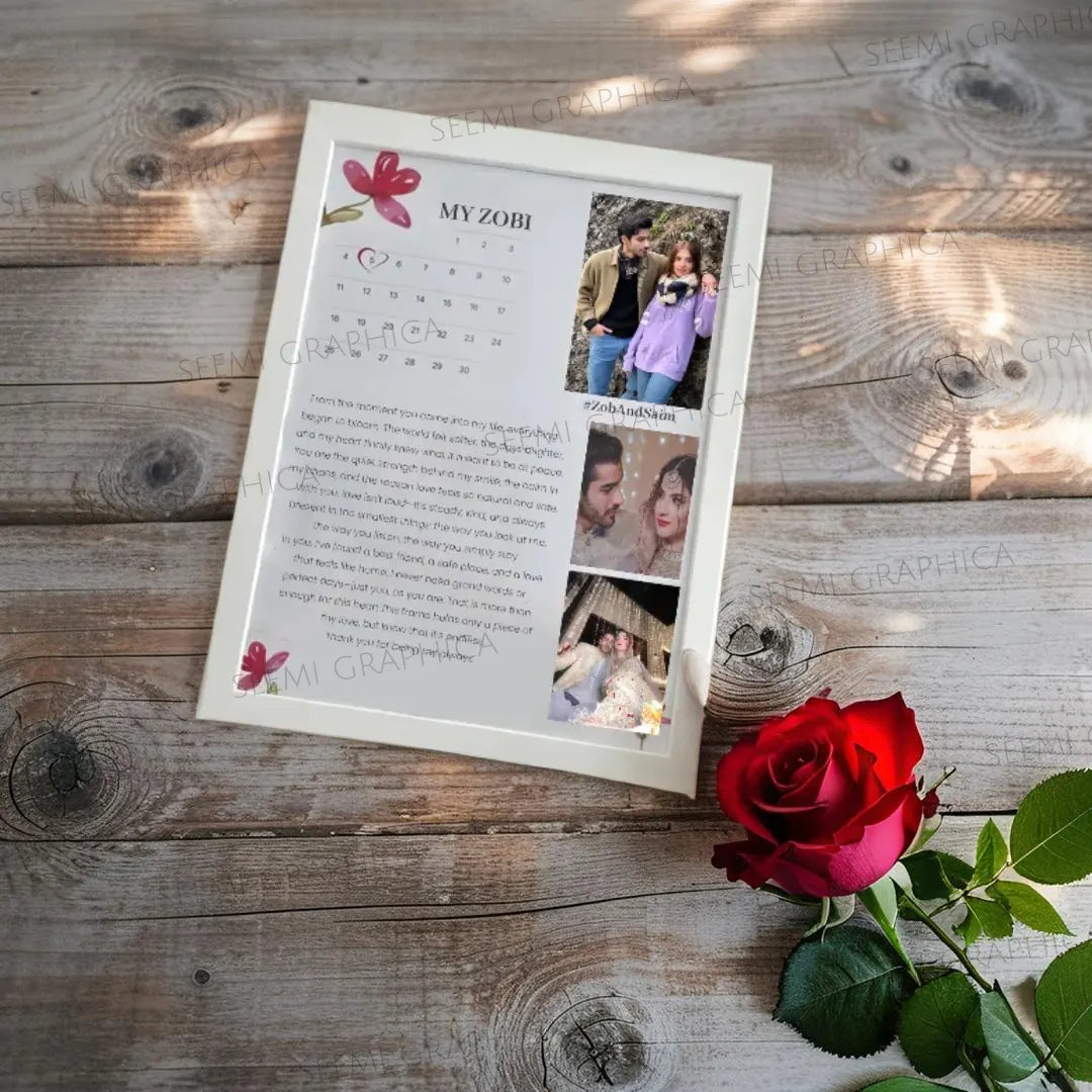 Personalized Photo Message Love Frame