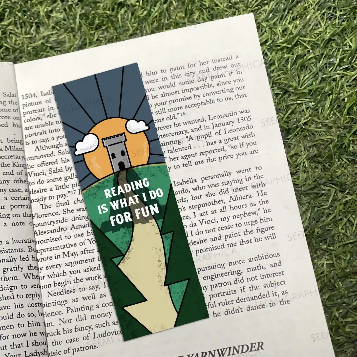Reading Is What I Do For Fun Long Bookmark