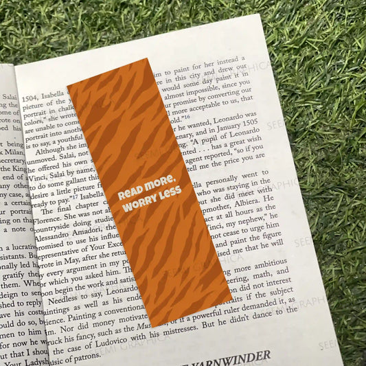 Read More Worry Less Long Bookmark