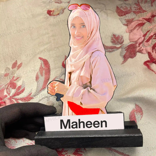 3D Muse Avatar Wooden With Custom Name