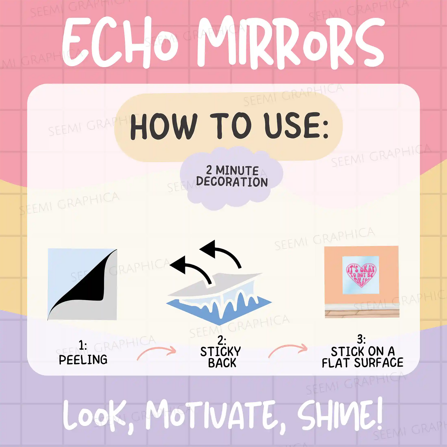 Believe in yourself-Round Mirror