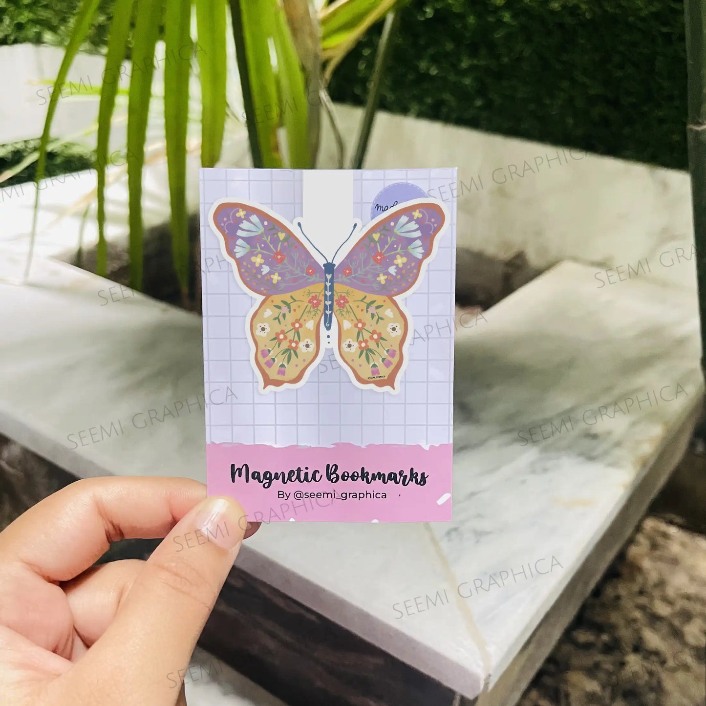 Butterfly Magnetic Bookmark
