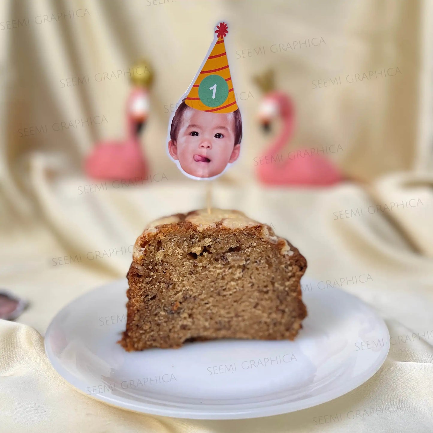 Personalized Face Cake Toppers